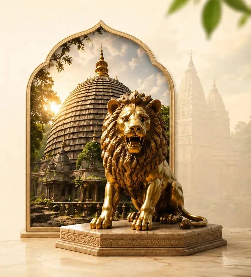 Kamakhya temple and mangoes representing the brand story
